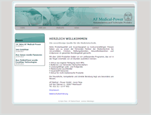 Tablet Screenshot of af-medical-power.de
